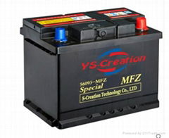 YS-Creation CMF 55530 12V55ah CCA330 High quality car starting battery