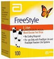 Freestyle Lite Blood Glucose Test Strips 1