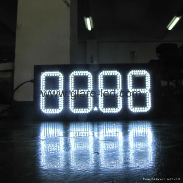 8inch 88.88 Display Format LED Gas Price Display 2