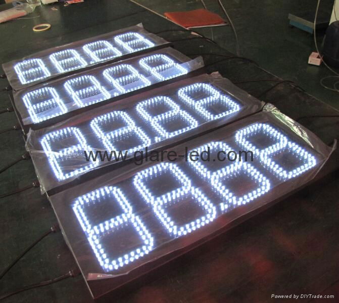 8inch 88.88 Display Format LED Gas Price Display 4