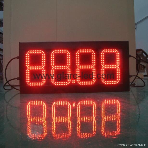 8inch 88.88 Display Format LED Gas Price Display 5