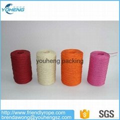 colorful 2mm paper cord for lamp cover 
