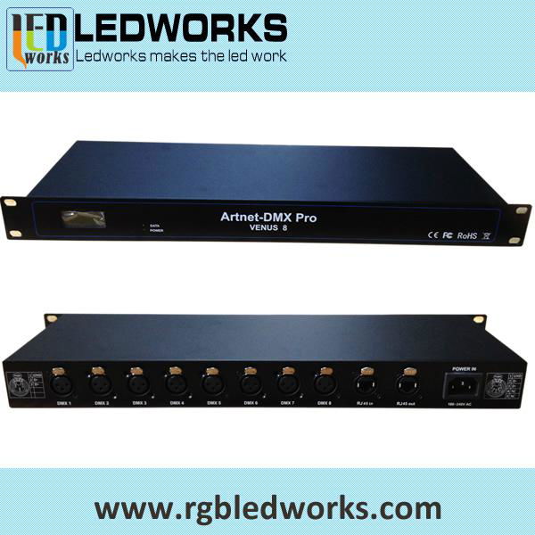 8ways DMX artnet controller dmx artnet pro 2