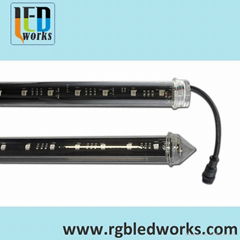 1M DMX led 3D Tube vertical tube meteor