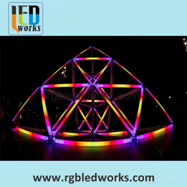 RGB DMX led Digital Tube dmx led tube magic tube 2