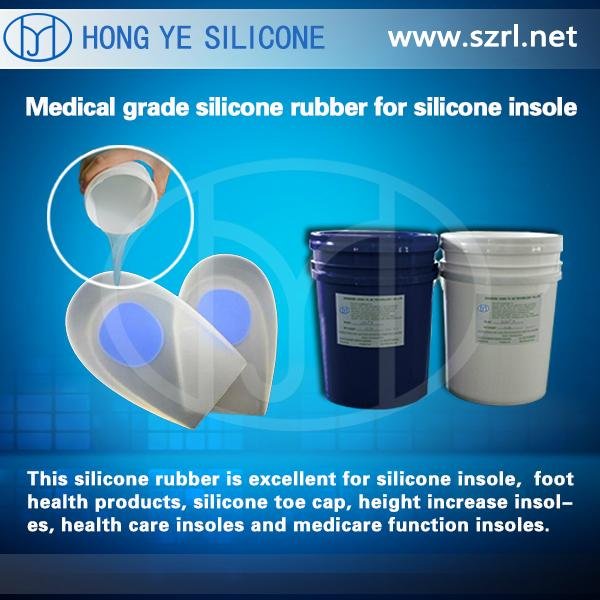 Medical Grade Liquid Silicone Rubber for Shoe Insole Mold Making