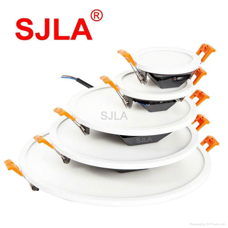 SJLA Diamond led Integration 110V 220V 8W Recessed Panel light and Downlight 