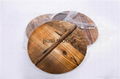 high quality handmade wooden pan lid carbonized wood pot lid cooking pot lid 5