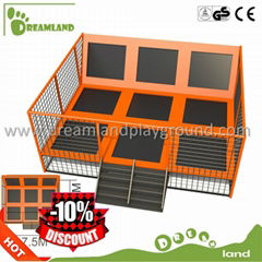 Children Equipment Play funny games Amusement Customized indoor trampoline park 