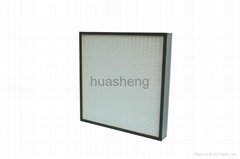 Panel filter for air purifying