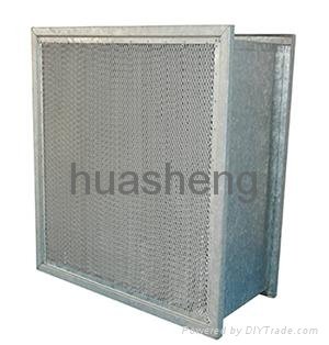 Panel filter with clapboard air filter