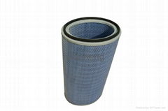 Cartridge filter air filter