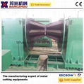 thick double head decoiler  cut to length machine