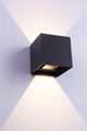 IP65 waterproof 6W cube up down led outdoor wall light 1