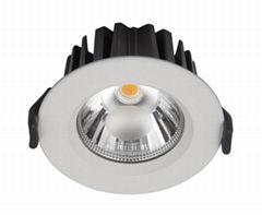 high voltage 230V IP44 10W dimmable led ceiling downlight