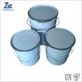 ink tinplate pail with lock ring lid