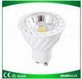 COB GU10 LED bulbs