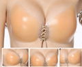 lala sexy invisible silicone bra push up strapless  3