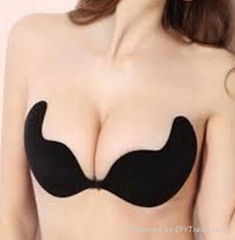 sticky invisible pushup strapless bra mango shape