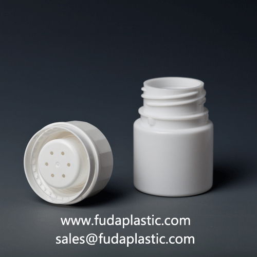 50ml plastic medicine pill bottle with desiccant cap Z002 Xinfuda