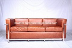 modern furniture replica three seats sofa with factory price 