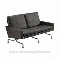 best sale high quality modern sofa two seats with factory price 