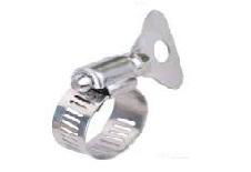 Butterfly screw hose clamps