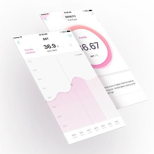 Comper Smart Waterproof Fertility Tracker Monitor (for iOS and Android)  5