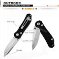 High Quality Hot EDC Aluminum Handle Stainless Steel Easy Carry Multi Purpose Fo 5