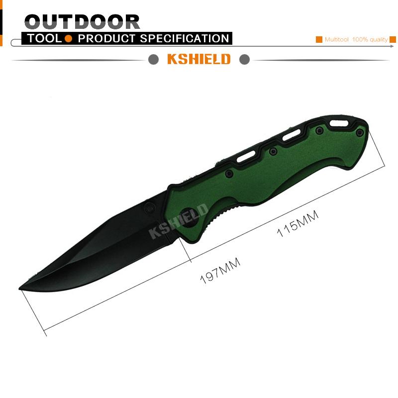 Fashion Handy Folding Coating Blade Knives with Belt Clip 4