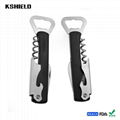 Plastic Handle Multifunction Red Wine Portable Opener Bottle Corkscrew for Bar A 3