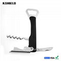 Plastic Handle Multifunction Red Wine Portable Opener Bottle Corkscrew for Bar A 4