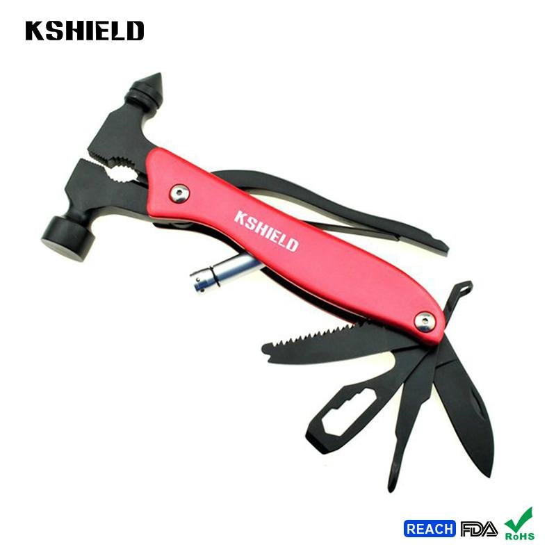 High Quality Stainless Steel Multi-purpose Safety Hammer Tool