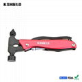 High Quality Stainless Steel Multi-purpose Safety Hammer Tool 4