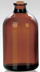 Amber Glass Bottle for Syrup DIN PP28mm