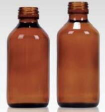 Amber Glass Bottle for Syrup DIN PP28mm 2