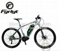china 250W Mid drive motor 26'' aluminum alloy frame electric bike