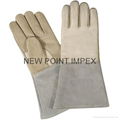 Tig Welding Safety Gloves  Made of fine quality split leather