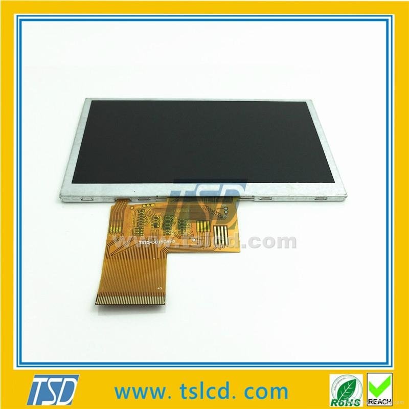 480x272 lcd module 4.3inch LCD display with Capacitor or Resistor touch panel 2
