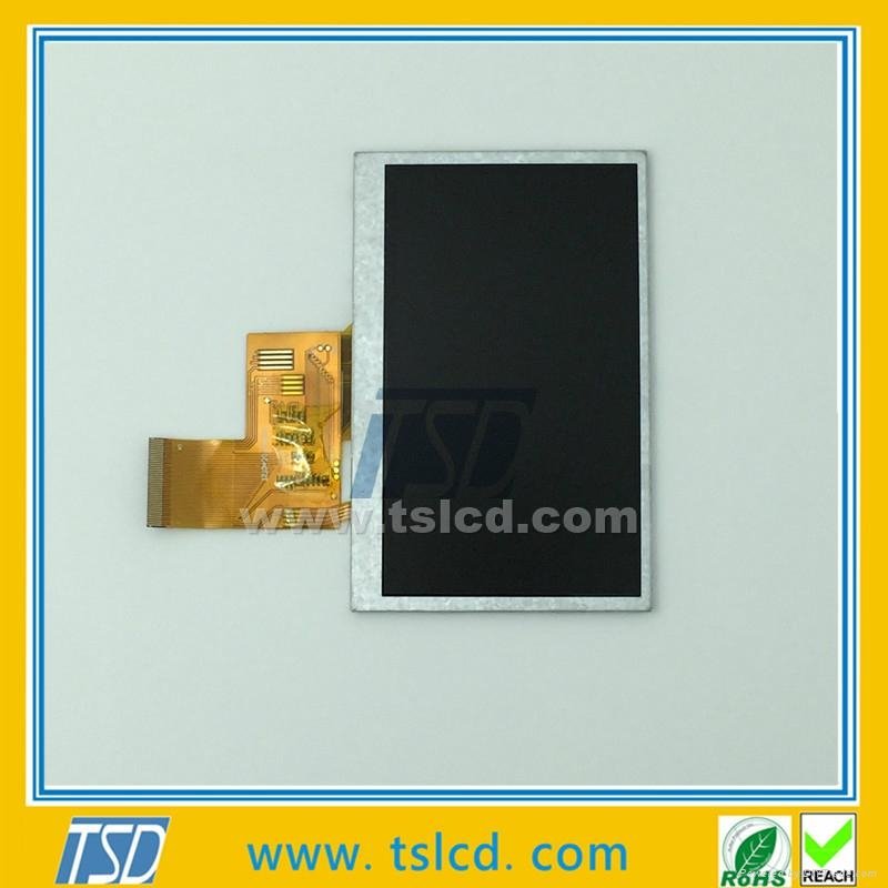 480x272 lcd module 4.3inch LCD display with Capacitor or Resistor touch panel 4