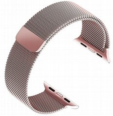 Double Electroplating Milanese Loop Stainless Steel Replacement iWatch Band with