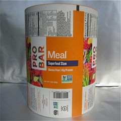 China made cheap food snack pets food plastic flexible packaging roll laminating