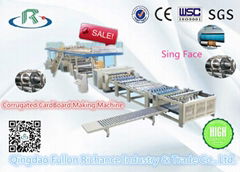 Single Faced Corrugated Cardboard Making Machine