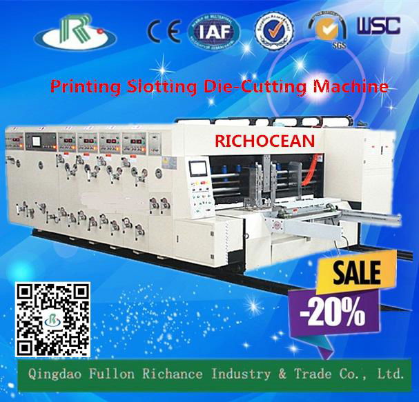 Automatic Corrugated printing slotting die cutting machine 2