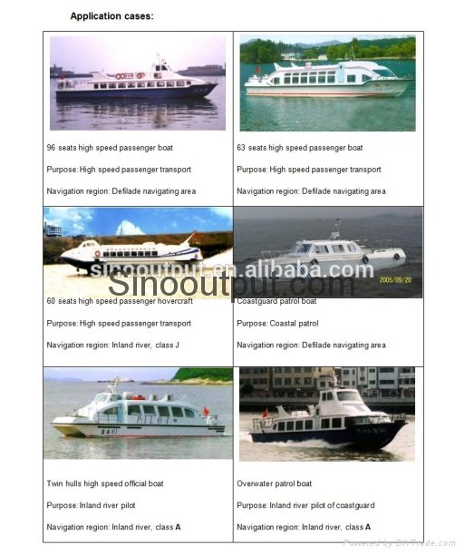 Transport boat, engineering ship, fishery boat gearbox GWH28.30 GWH32.35 GWH39.4 5