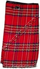  Men Scottish Highland Tartan Clan Kilt 5 and 8 Yards 