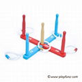 Outdoor Wooden Ring Toss Game Set Kids Games for Speed and Agility Practice Game 1