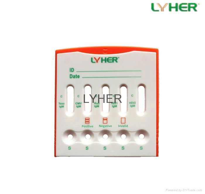 TORCH IgM Rapid Combo Test Device Diagnostic Kit Accurate LY1001