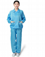 Polyester Cotton Cleanroom Garments Smock Overall 4