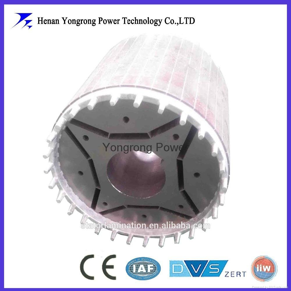 silicon steel stator laminated iron core for permanent magnet motor and generato 2